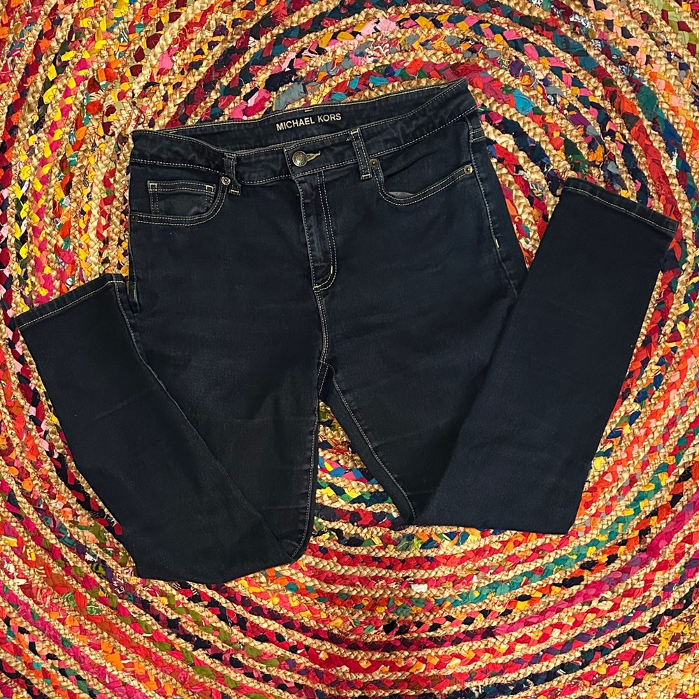 Michael Kors Dark Blue skinny ankle Denim Jeans